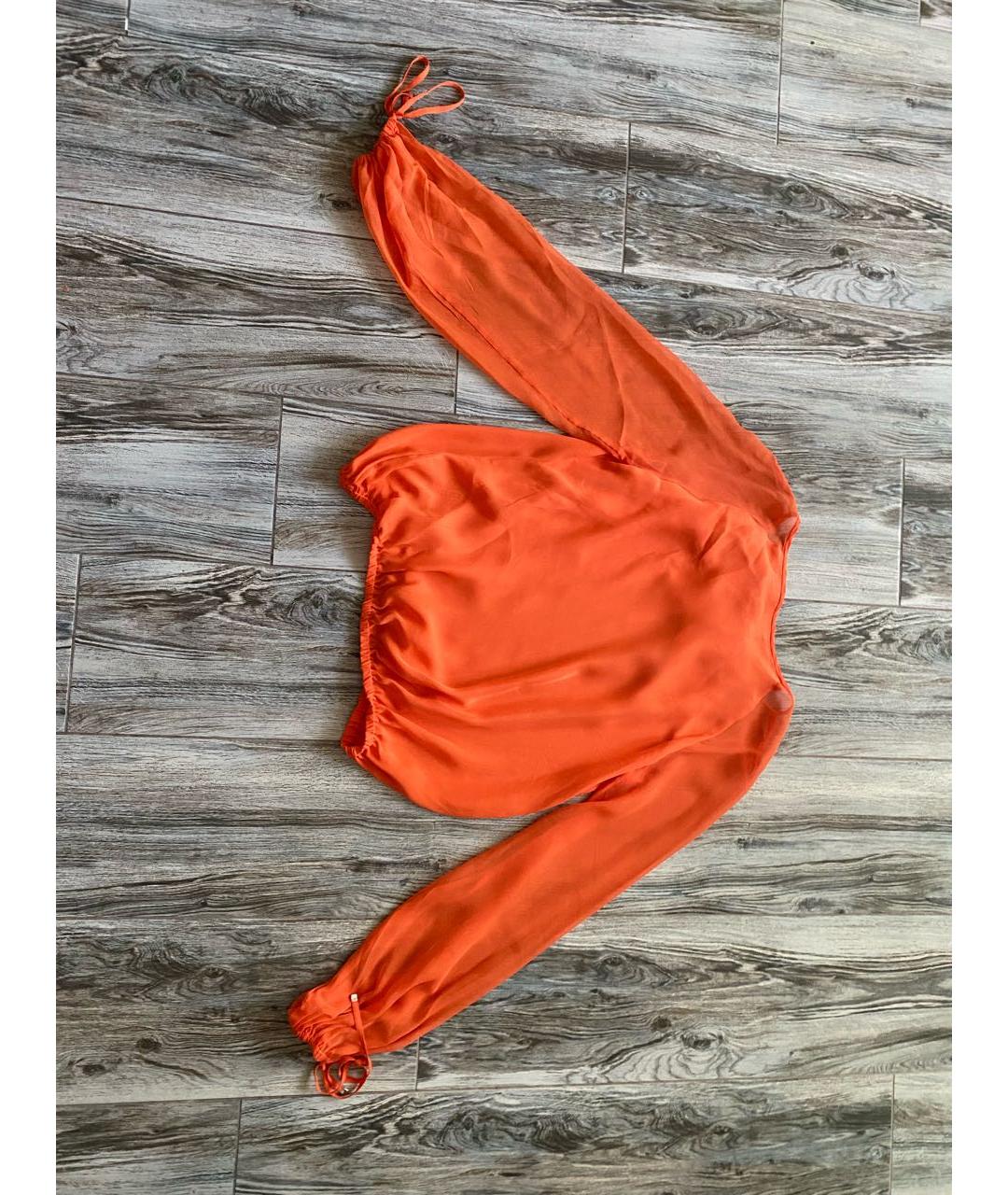 VERSACE COLLECTION Оранжевая блузы, фото 5