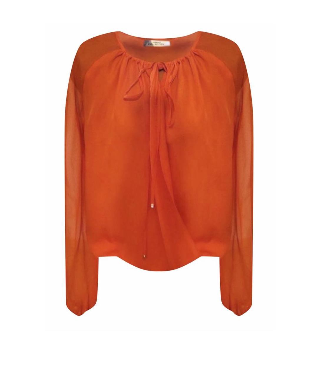 VERSACE COLLECTION Оранжевая блузы, фото 1