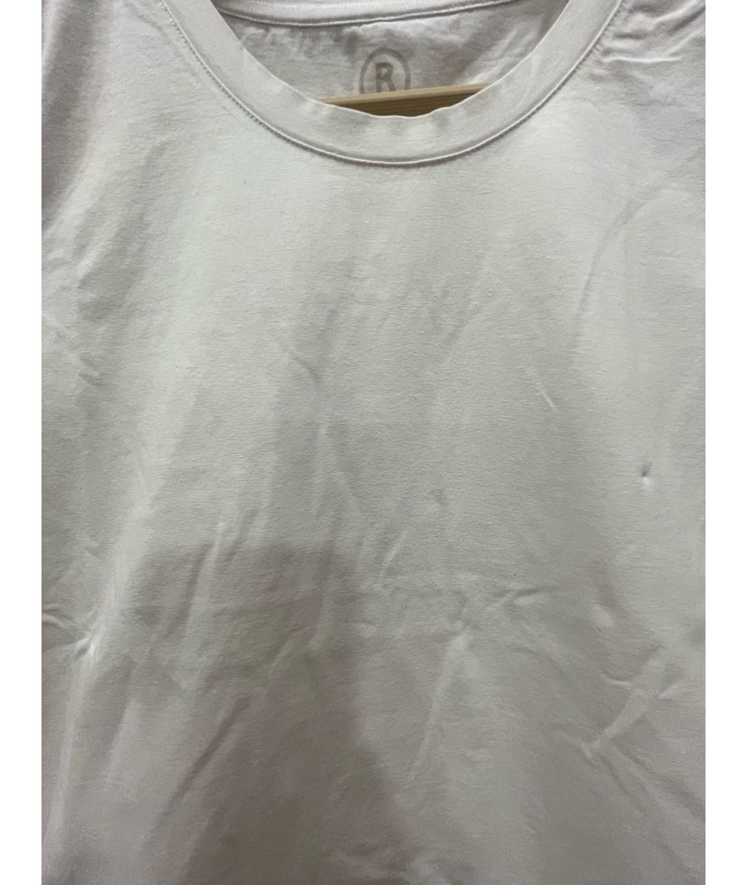 BOGNER Белая хлопко-эластановая футболка, фото 4