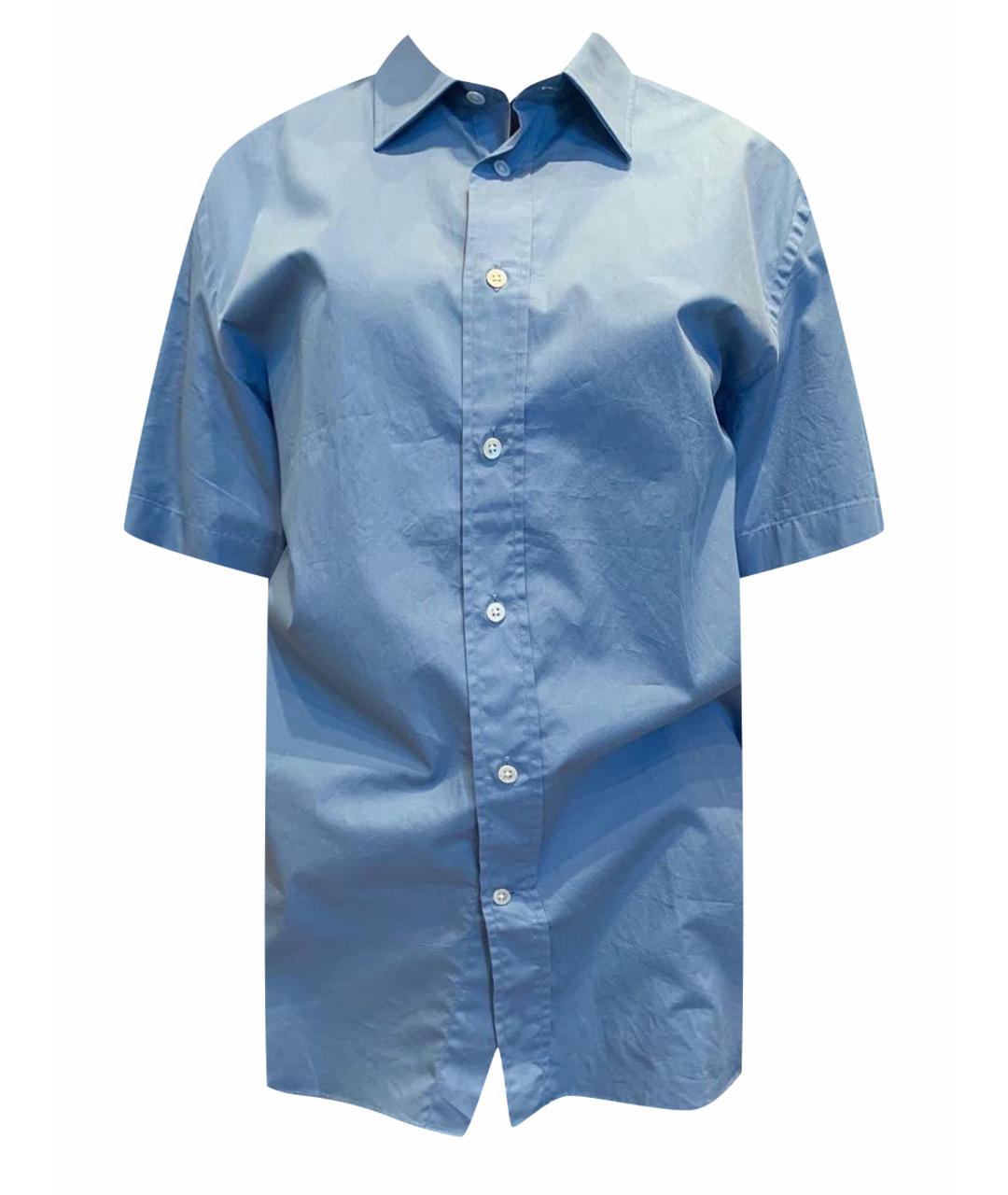 ACNE STUDIOS Голубая хлопковая классическая рубашка, фото 1