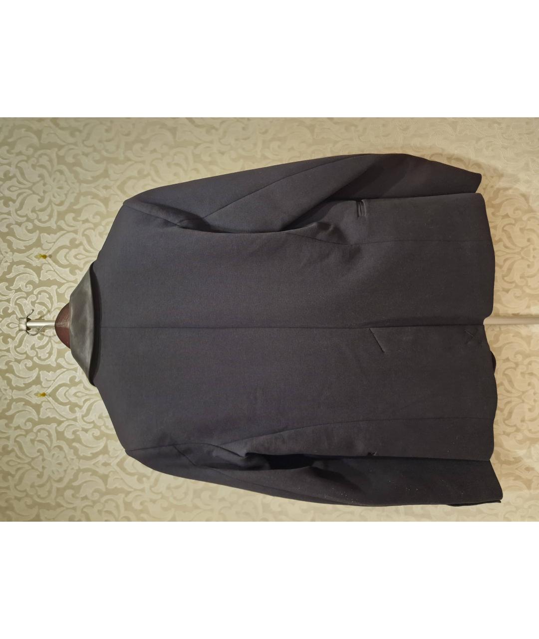 DIESEL Черный хлопко-эластановый пиджак, фото 2