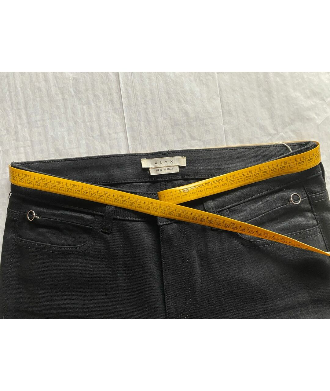 1017 ALYX 9SM Черные хлопковые прямые джинсы, фото 6