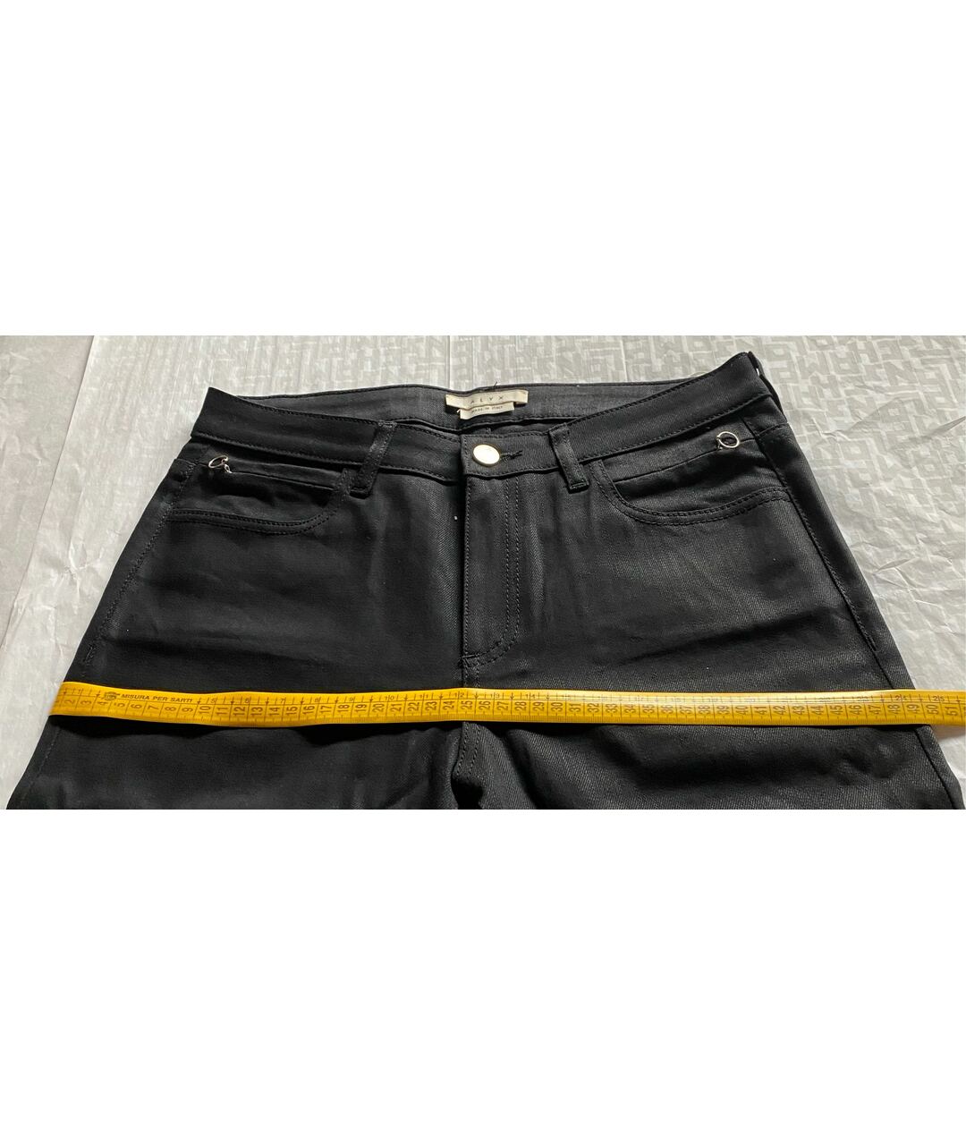 1017 ALYX 9SM Черные хлопковые прямые джинсы, фото 7