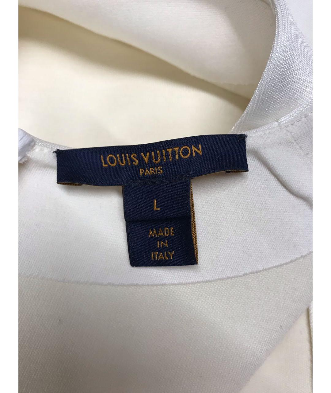 LOUIS VUITTON PRE-OWNED Белое повседневное платье, фото 5