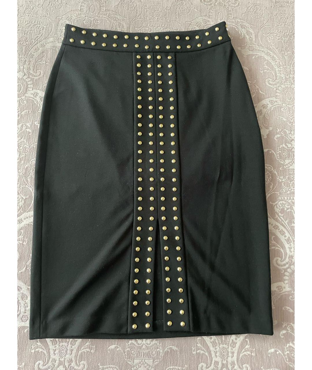 MICHAEL KORS Черная полиэстеровая юбка миди, фото 5