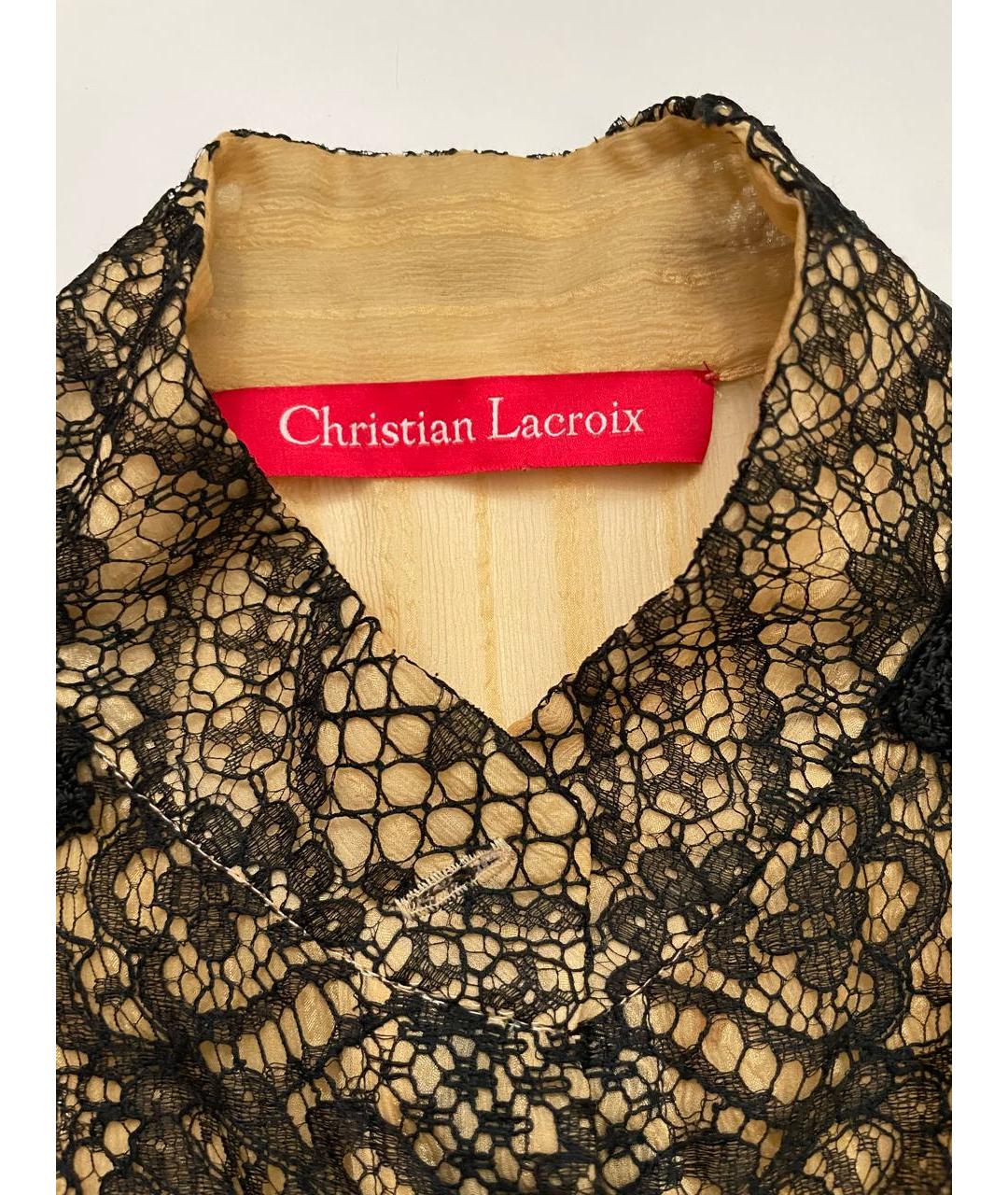 CHRISTIAN LACROIX Горчичная блузы, фото 3