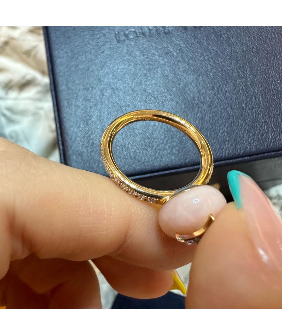 LOUIS VUITTON PRE-OWNED Розовое кольцо из розового золота, фото 4