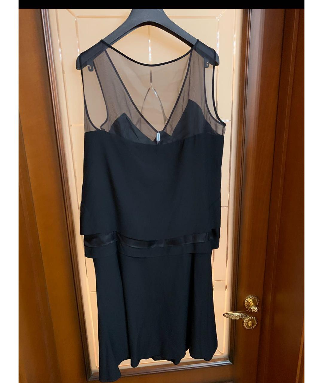 ALBERTA FERRETTI Черное коктейльное платье, фото 3