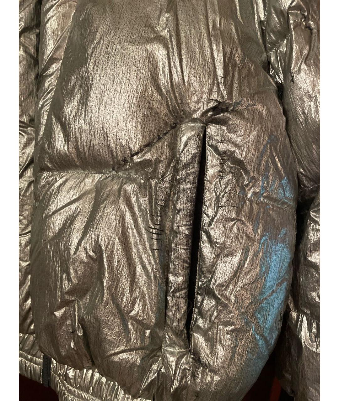 ISABEL MARANT ETOILE Серебряная полиэстеровая куртка, фото 2