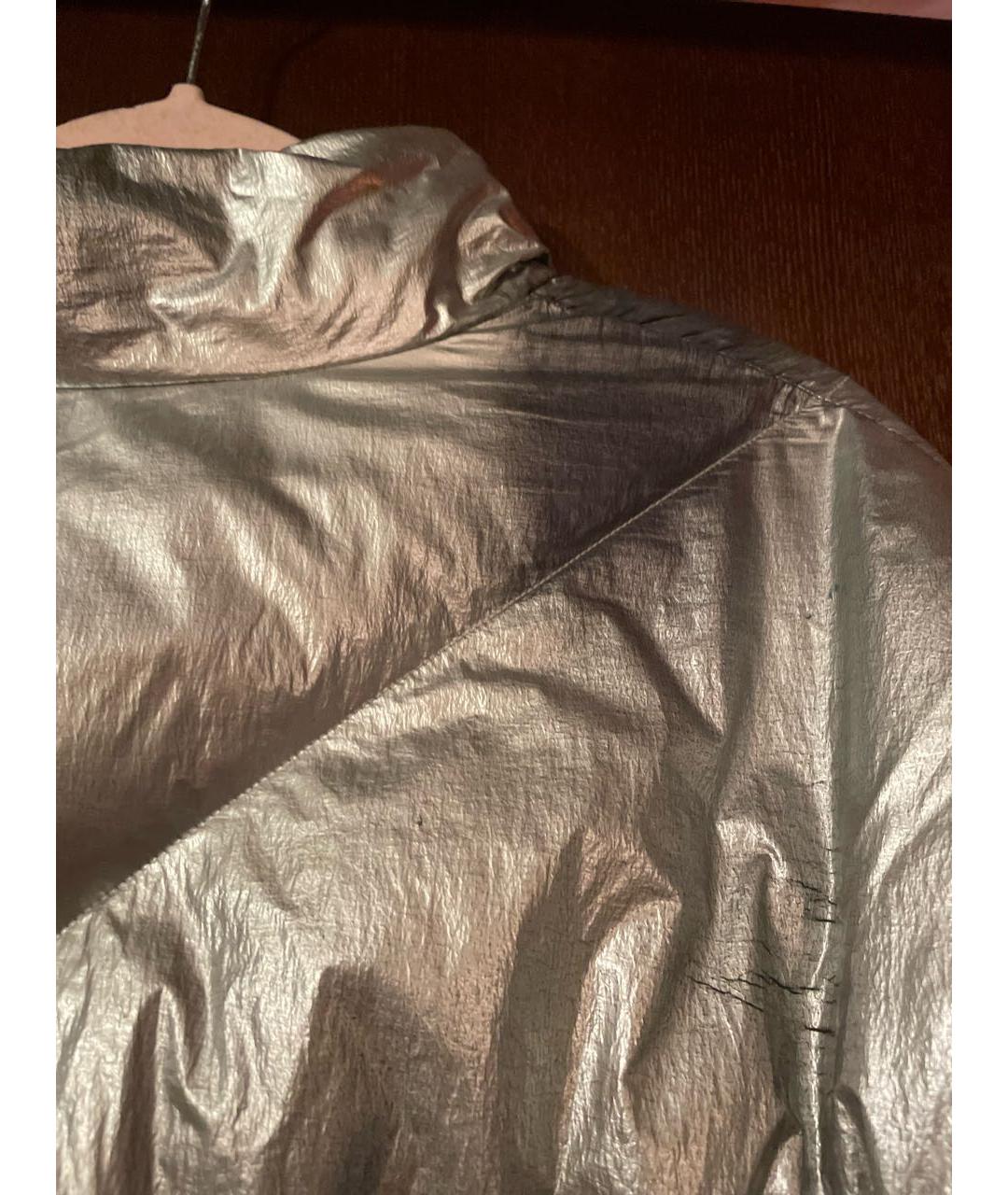 ISABEL MARANT ETOILE Серебряная полиэстеровая куртка, фото 3
