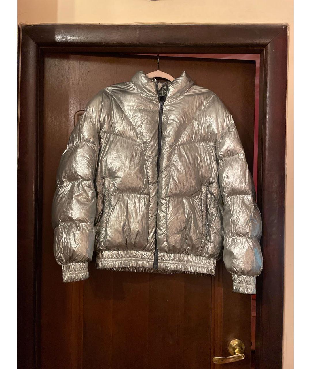 ISABEL MARANT ETOILE Серебряная полиэстеровая куртка, фото 6