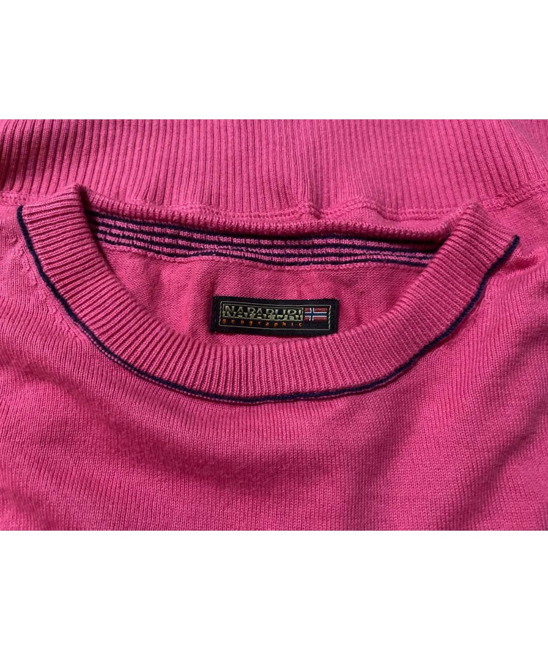 NAPAPIJRI Розовый хлопковый джемпер / свитер, фото 3