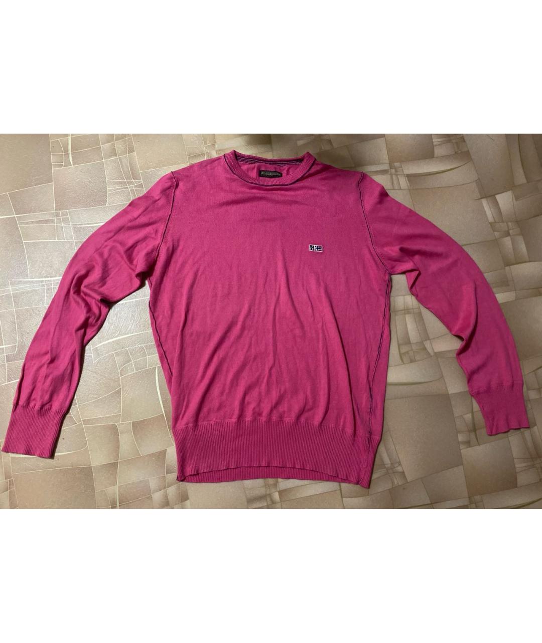 NAPAPIJRI Розовый хлопковый джемпер / свитер, фото 7