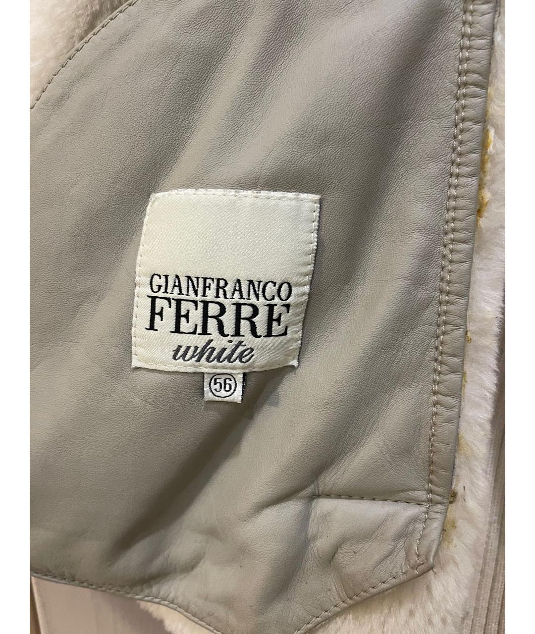 GIANFRANCO FERRE VINTAGE Бежевая замшевая куртка, фото 3