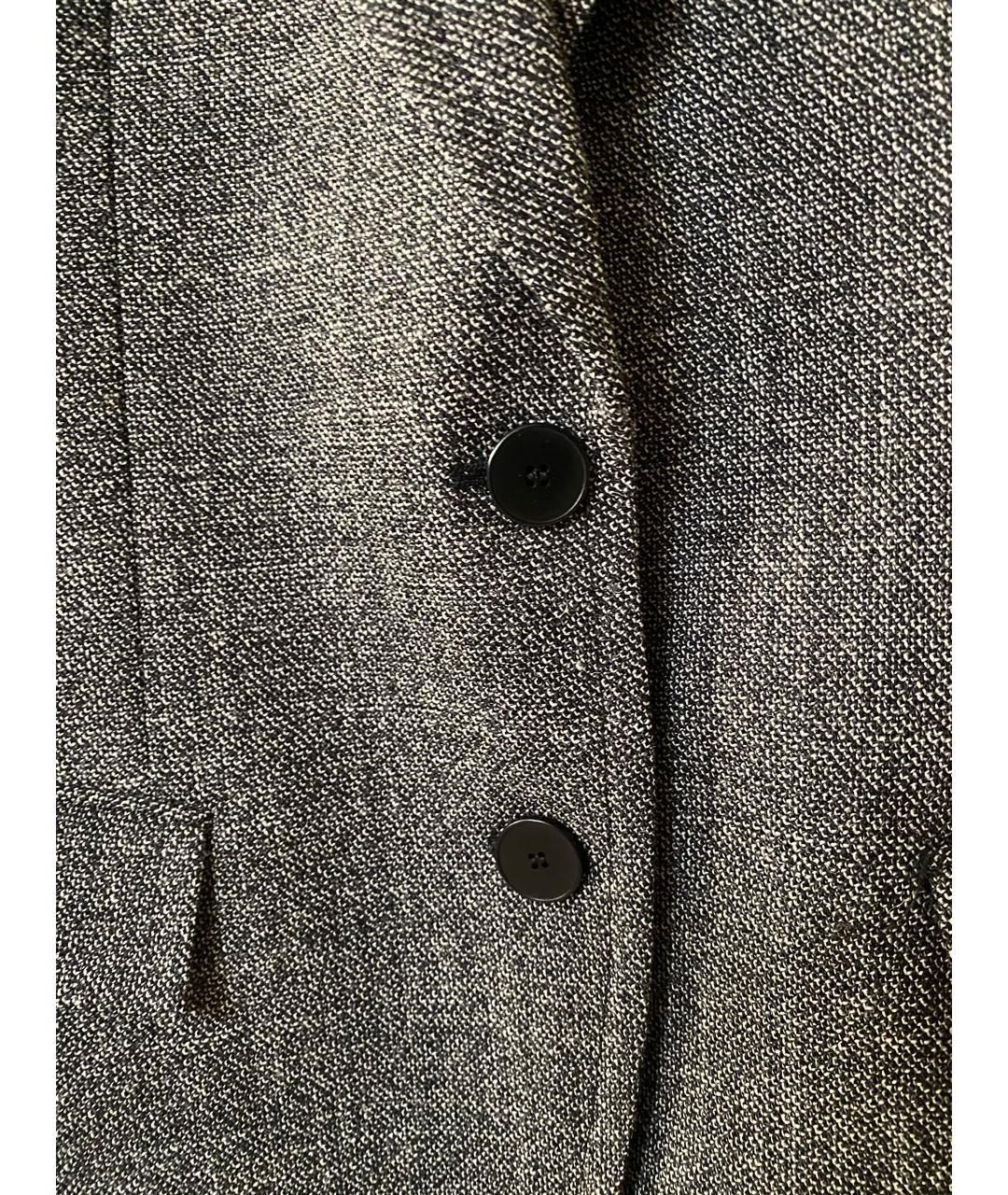 PHILOSOPHY DI LORENZO SERAFINI Серый шерстяной жакет/пиджак, фото 4