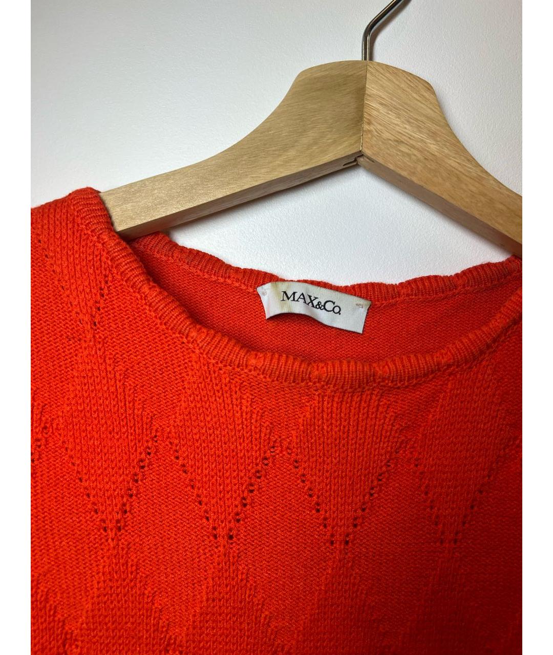 MAX&CO Красный вискозный джемпер / свитер, фото 3