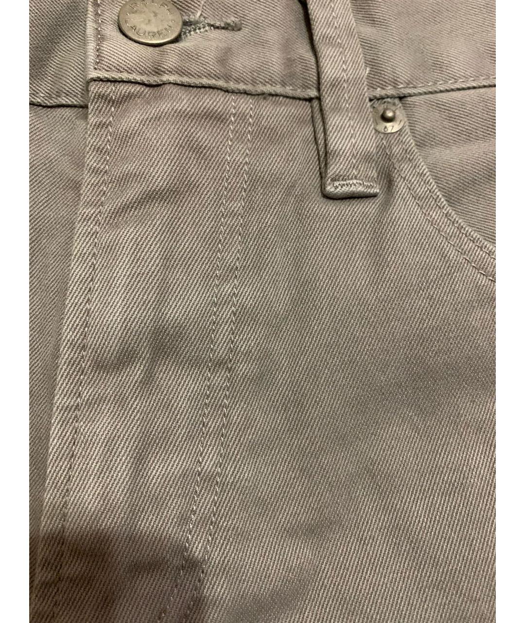 POLO RALPH LAUREN Бежевые хлопко-эластановые джинсы, фото 4