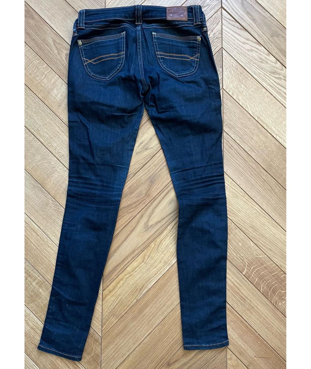 HILFIGER COLLECTION Темно-синие хлопко-эластановые джинсы слим, фото 2