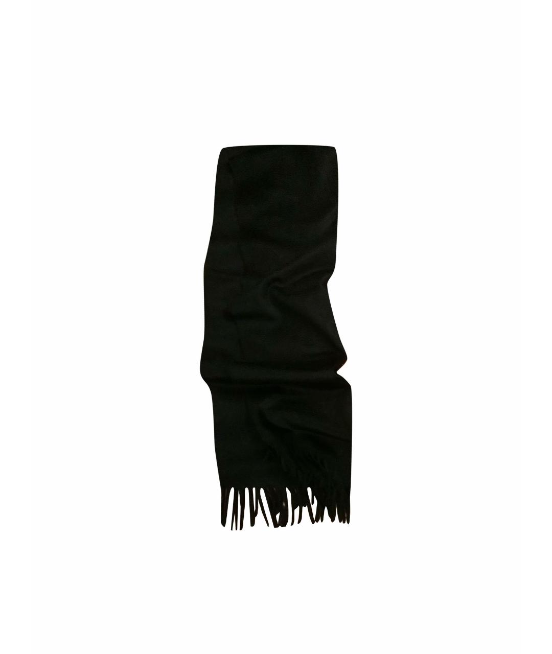 PRADA Черный кашемировый шарф, фото 1