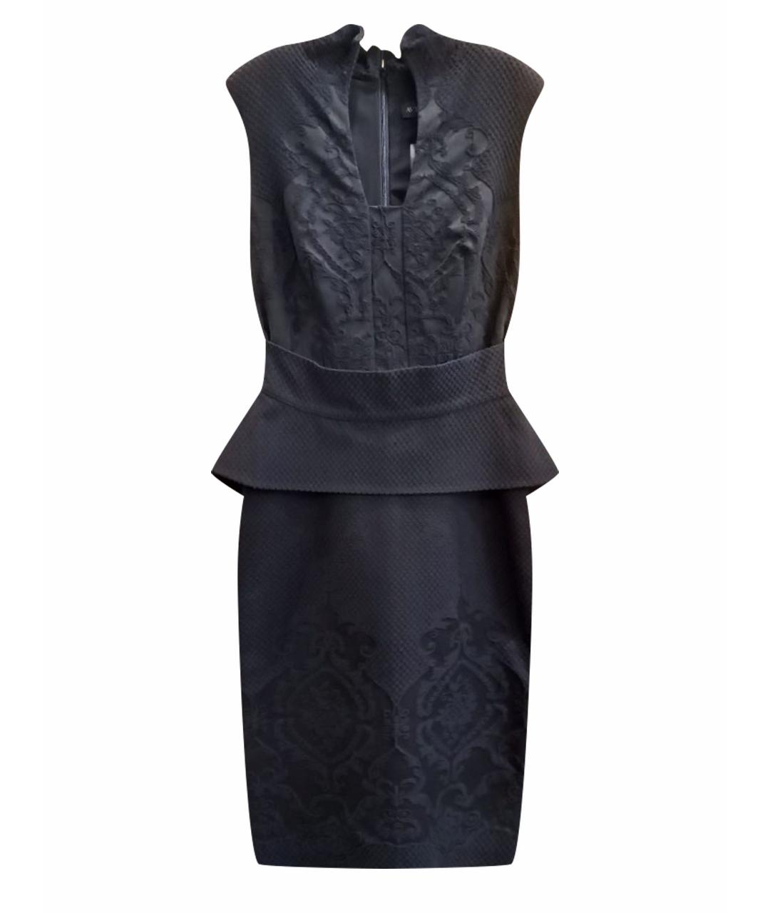 AVTANDIL Черное хлопковое коктейльное платье, фото 1