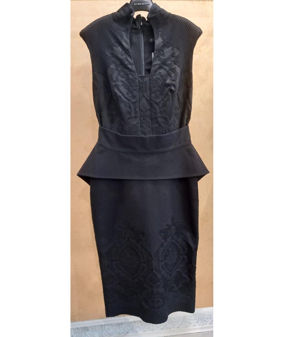 AVTANDIL Черное хлопковое коктейльное платье, фото 9