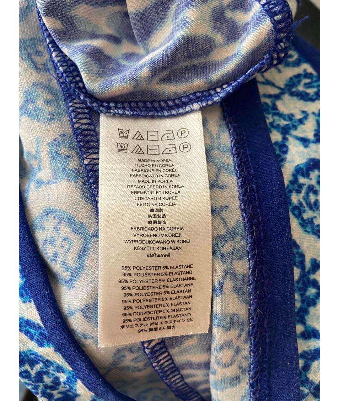 MICHAEL KORS Синее полиэстеровое повседневное платье, фото 4