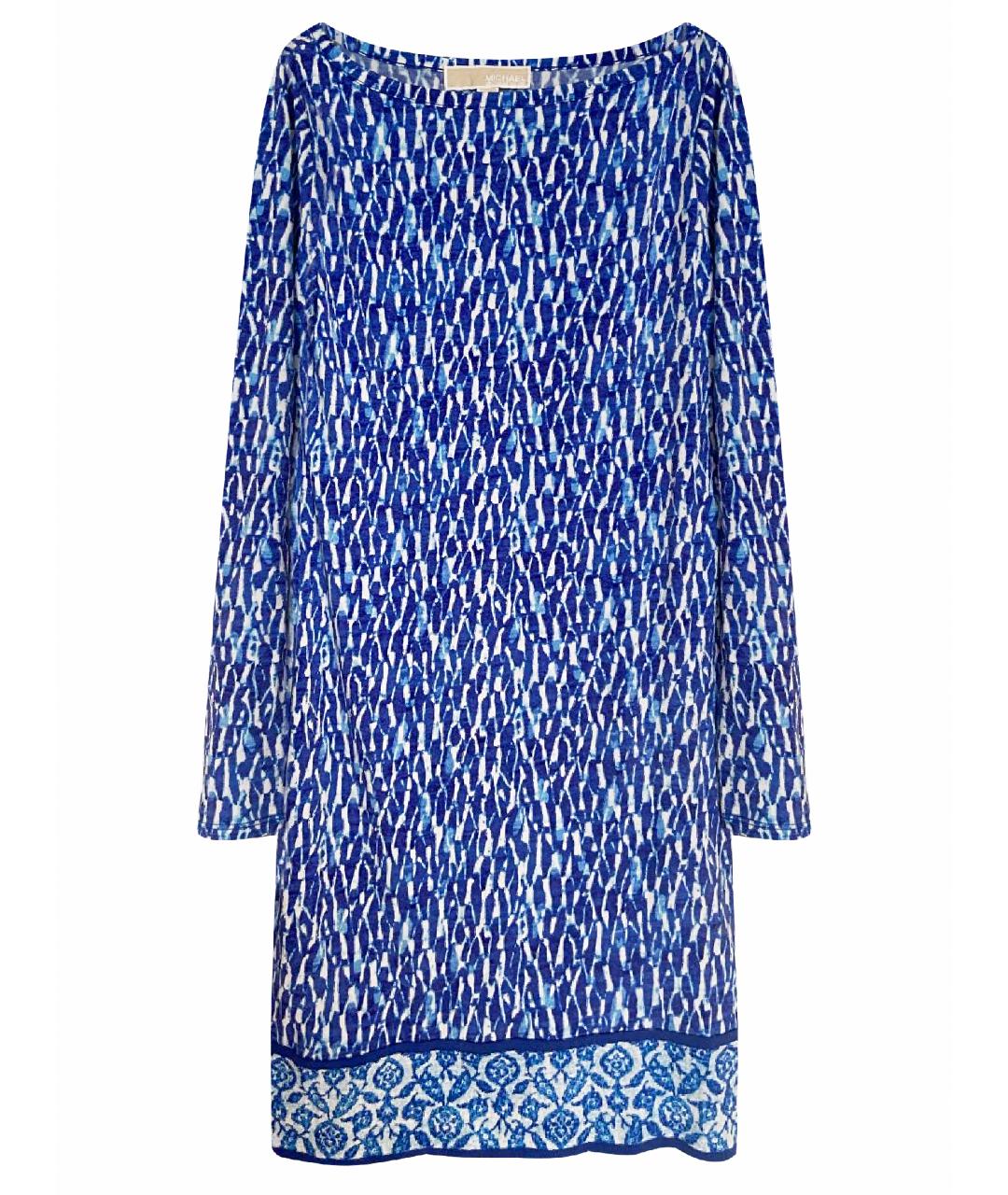 MICHAEL KORS Синее полиэстеровое повседневное платье, фото 1