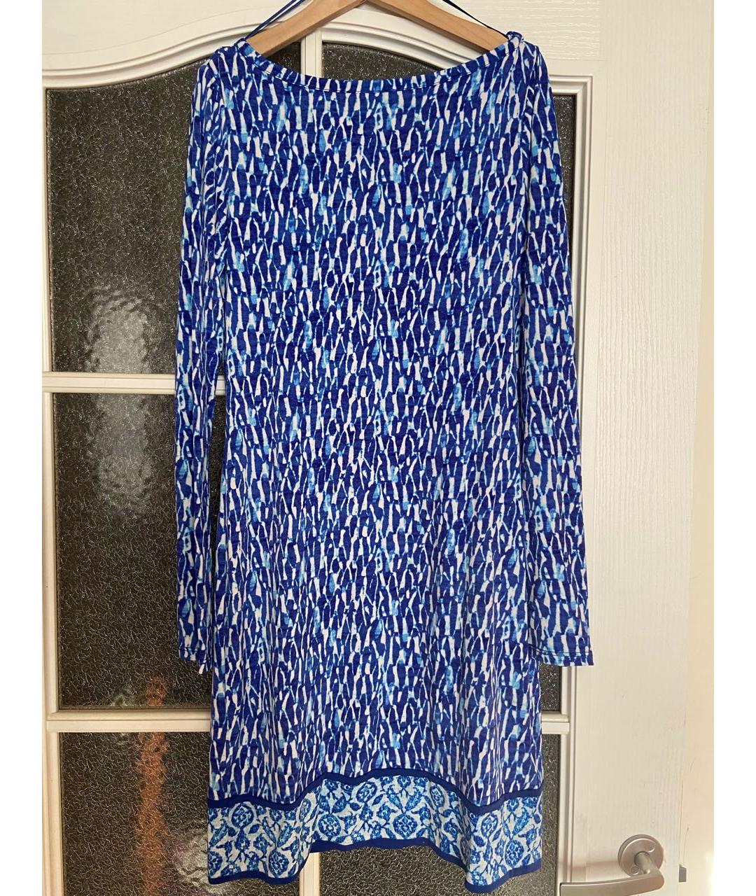 MICHAEL KORS Синее полиэстеровое повседневное платье, фото 2