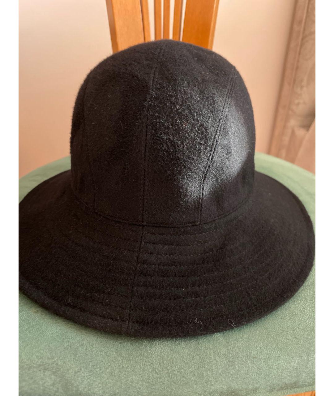 HERMES PRE-OWNED Черная кашемировая шляпа, фото 3