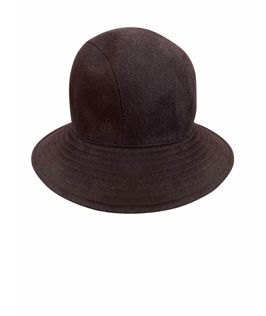 HERMES PRE-OWNED Черная кашемировая шляпа, фото 1