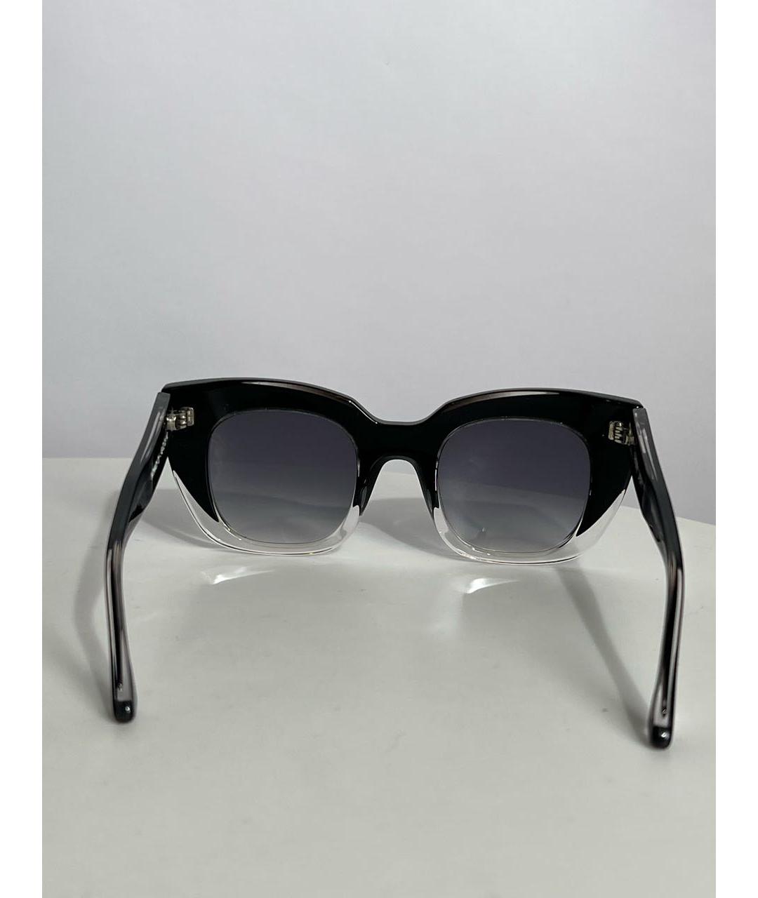 THIERRY LASRY Черные пластиковые солнцезащитные очки, фото 3