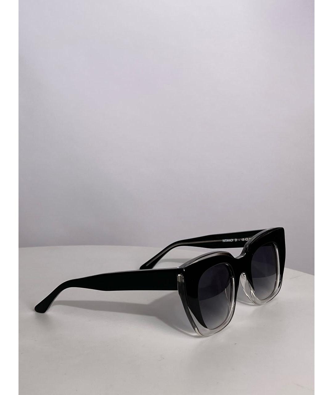 THIERRY LASRY Черные пластиковые солнцезащитные очки, фото 2