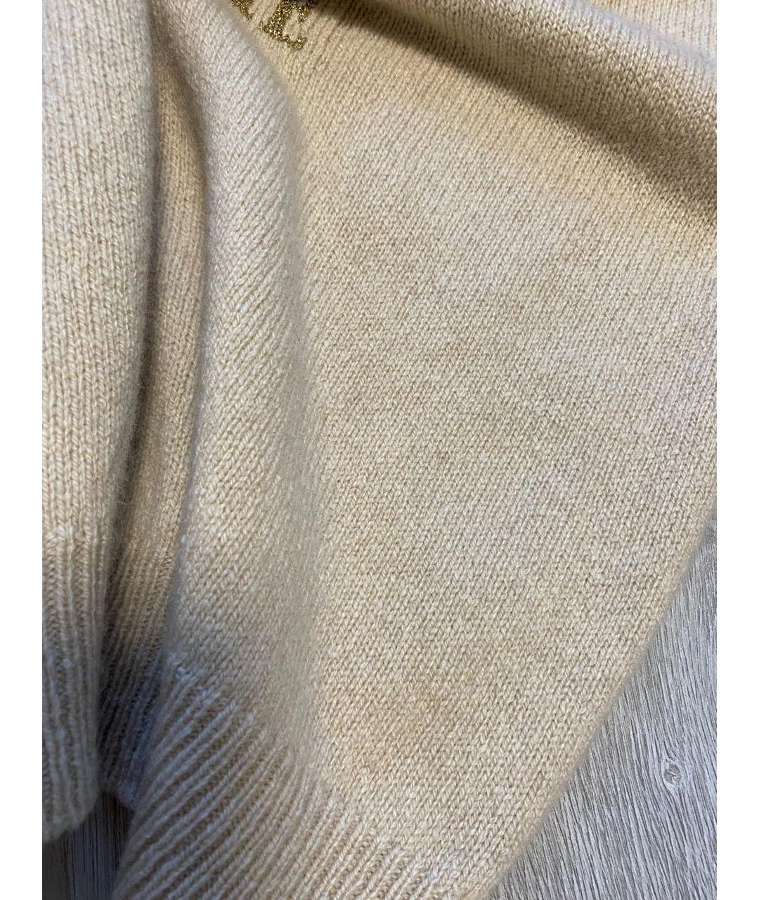 ALBERTA FERRETTI Бежевый кашемировый джемпер / свитер, фото 8