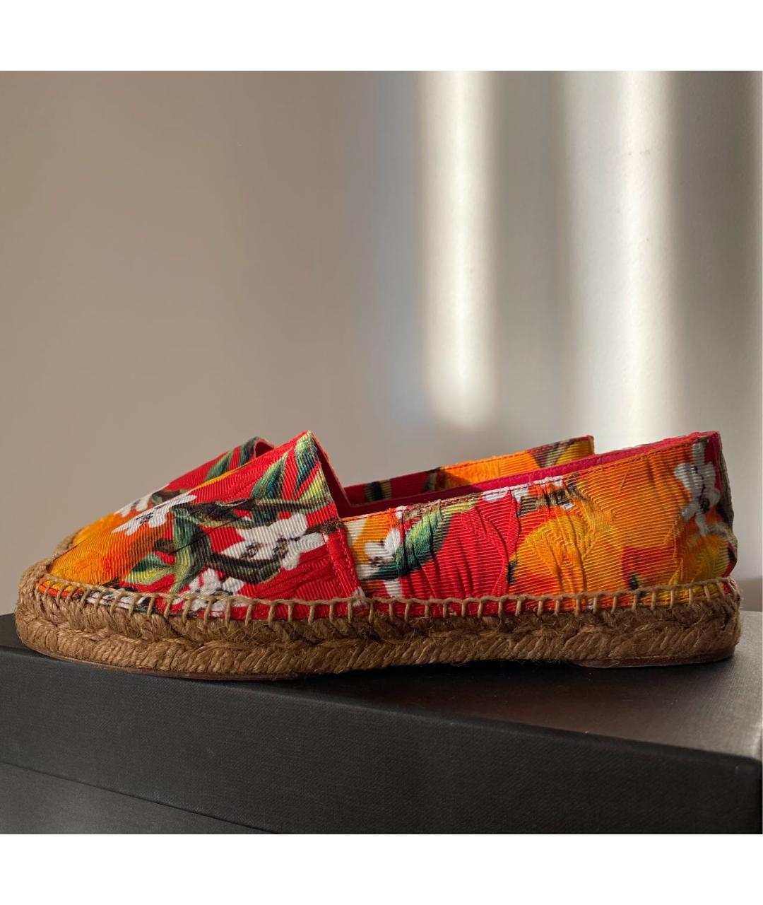DOLCE&GABBANA Мульти текстильные эспадрильи, фото 9