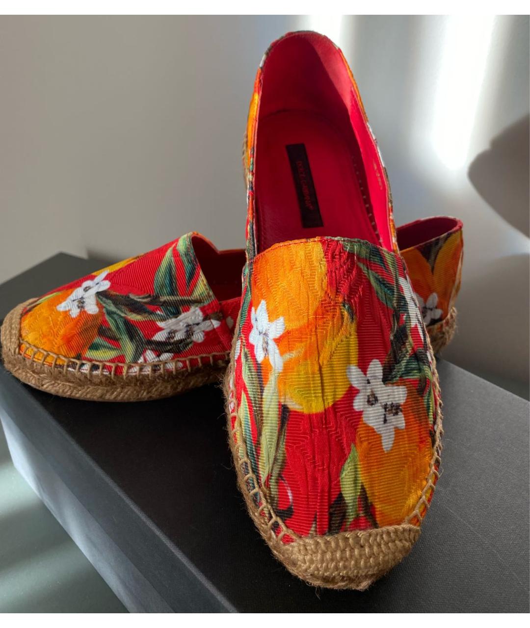 DOLCE&GABBANA Мульти текстильные эспадрильи, фото 2