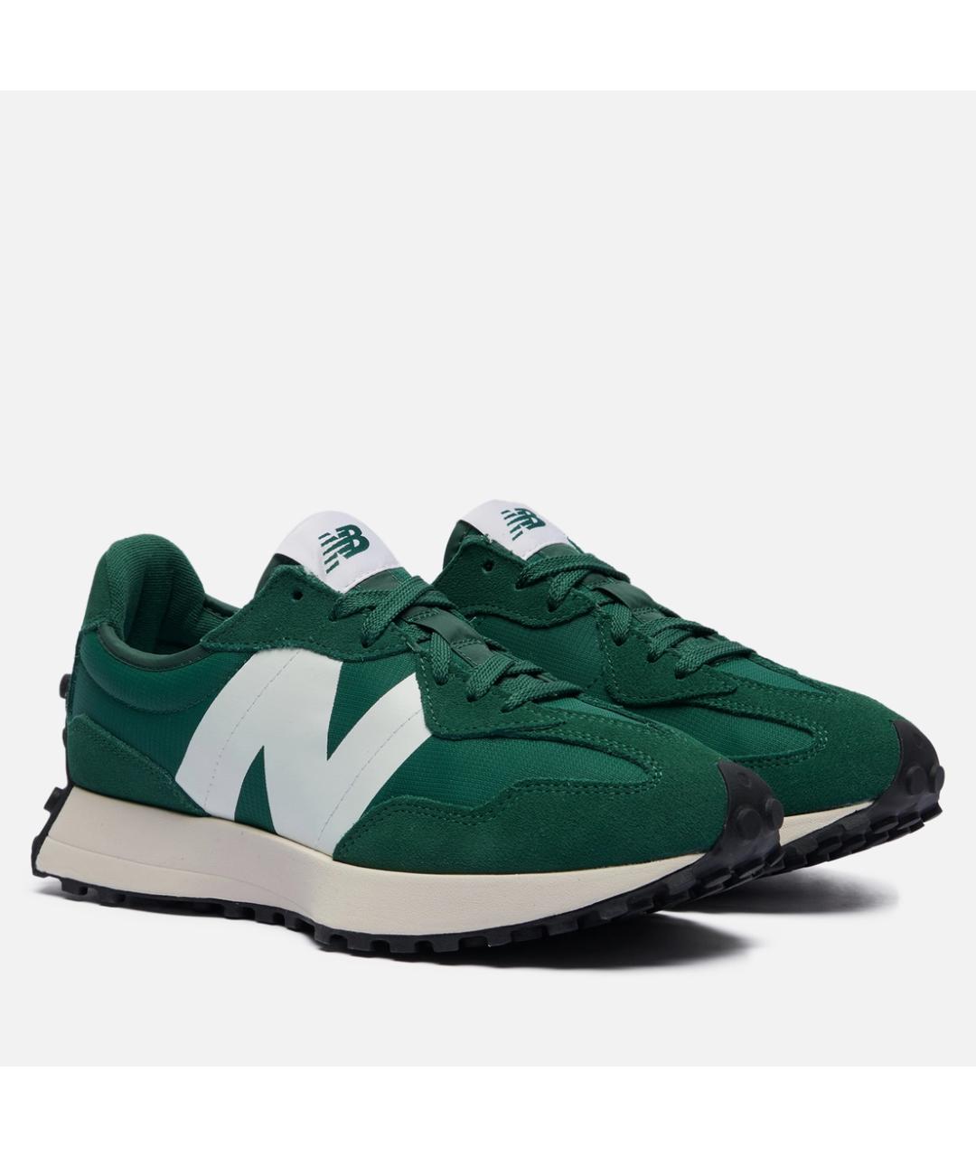 NEW BALANCE Зеленые замшевые кроссовки, фото 2