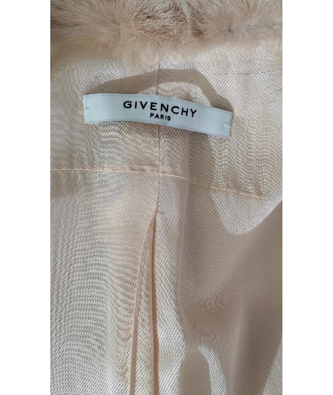GIVENCHY Розовое шерстяное пальто, фото 4