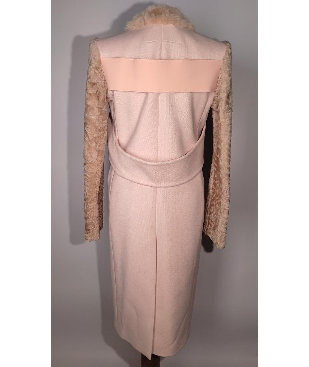 GIVENCHY Розовое шерстяное пальто, фото 3