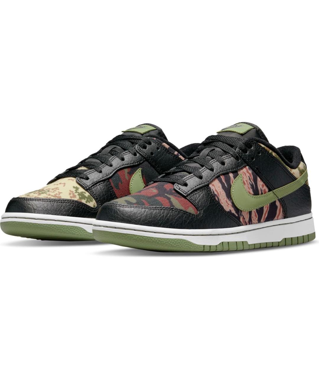 NIKE Мульти кожаные низкие кроссовки / кеды, фото 2