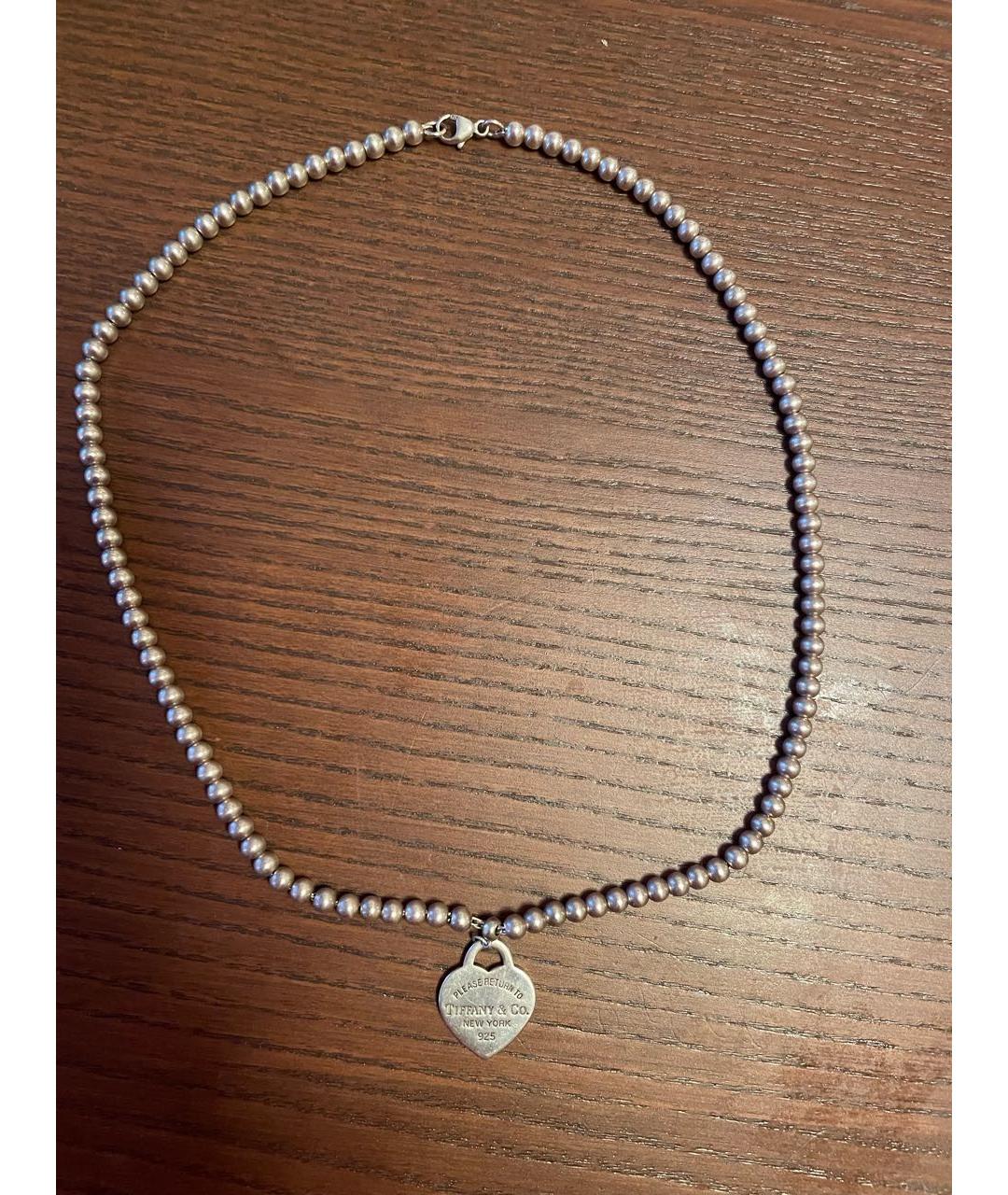 TIFFANY&CO Серебряное серебряное колье, фото 5