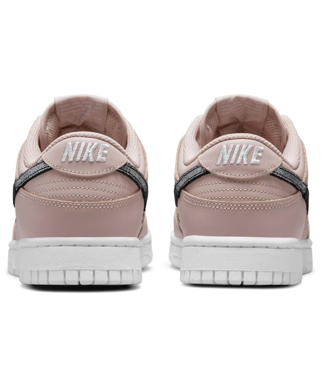 NIKE Бежевые кожаные кроссовки, фото 4