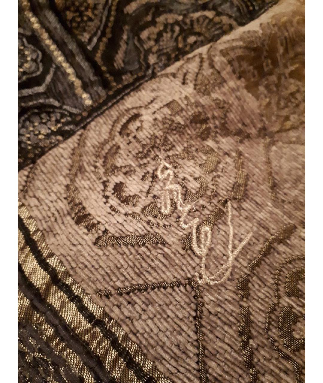 KENZO Серый шелковый платок, фото 5