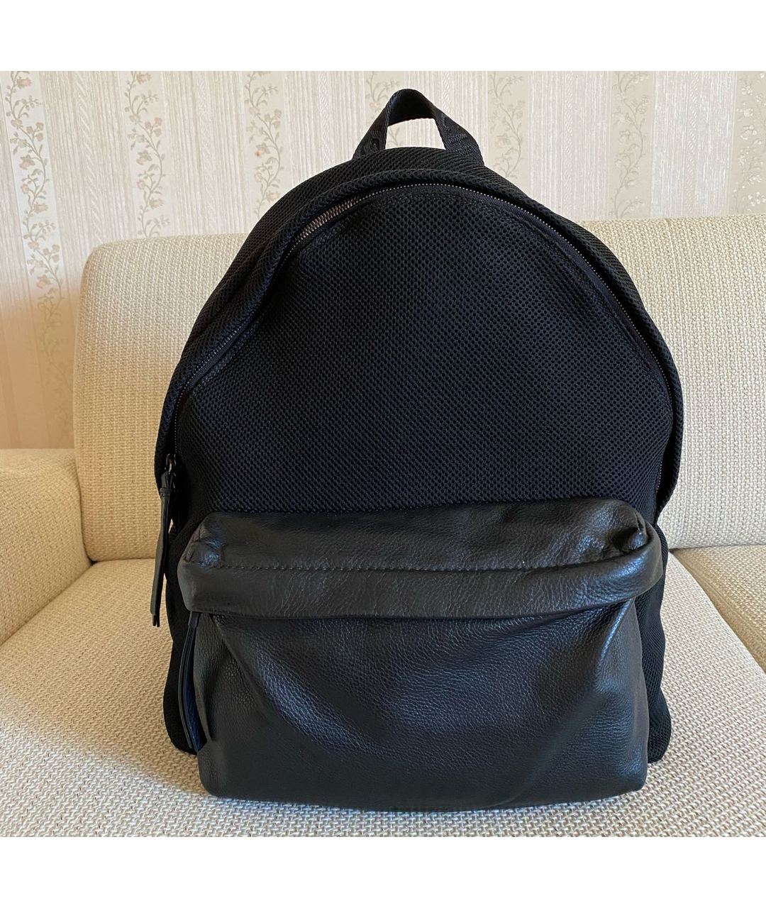 GIVENCHY Черный синтетический рюкзак, фото 9