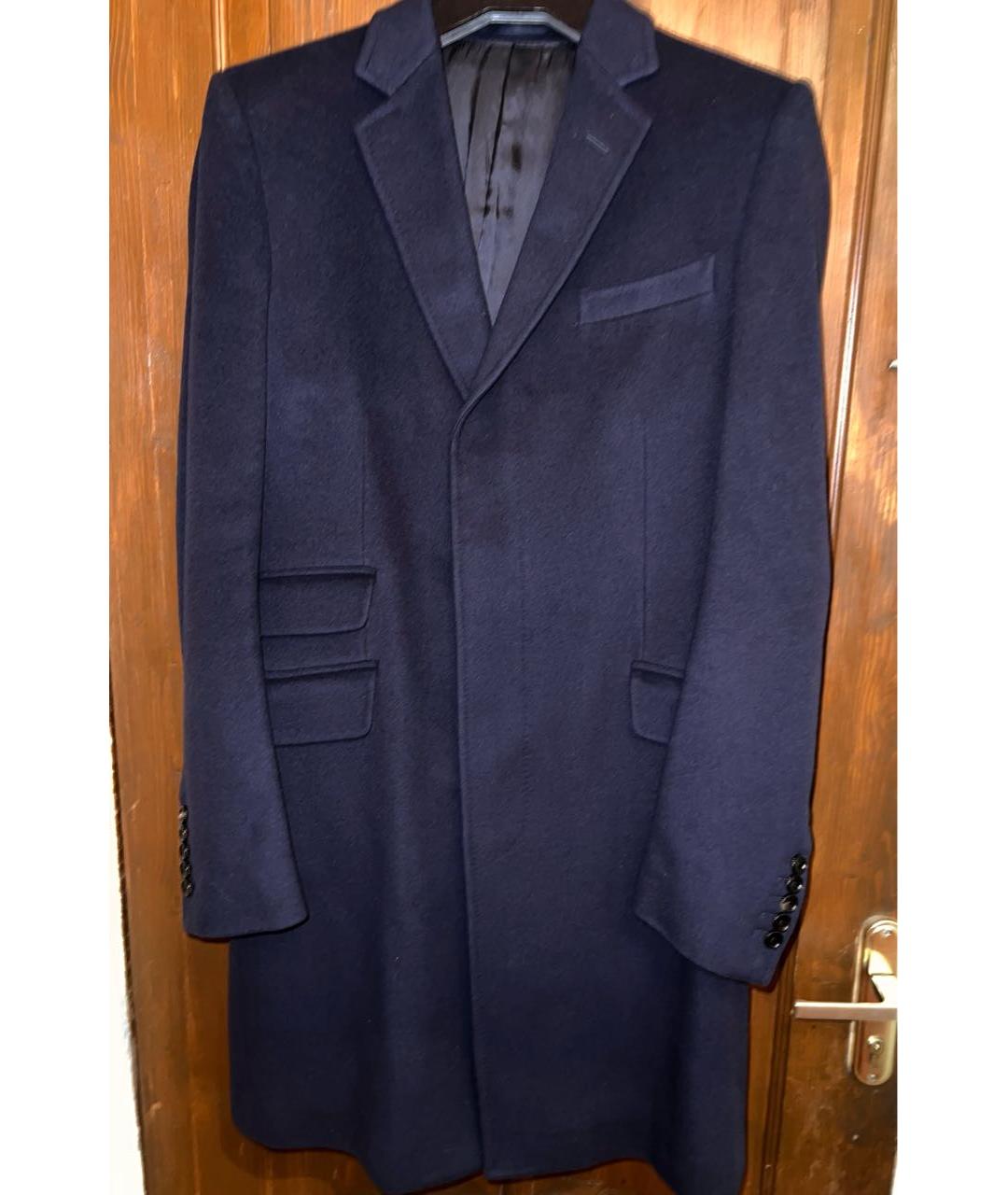 GUCCI Темно-синее шерстяное пальто, фото 6