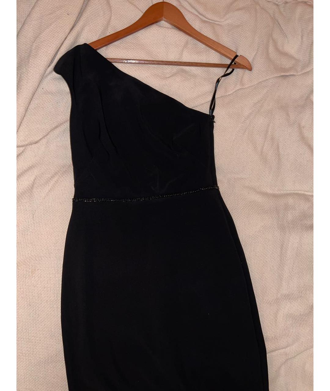 RALPH LAUREN Черное полиэстеровое коктейльное платье, фото 2
