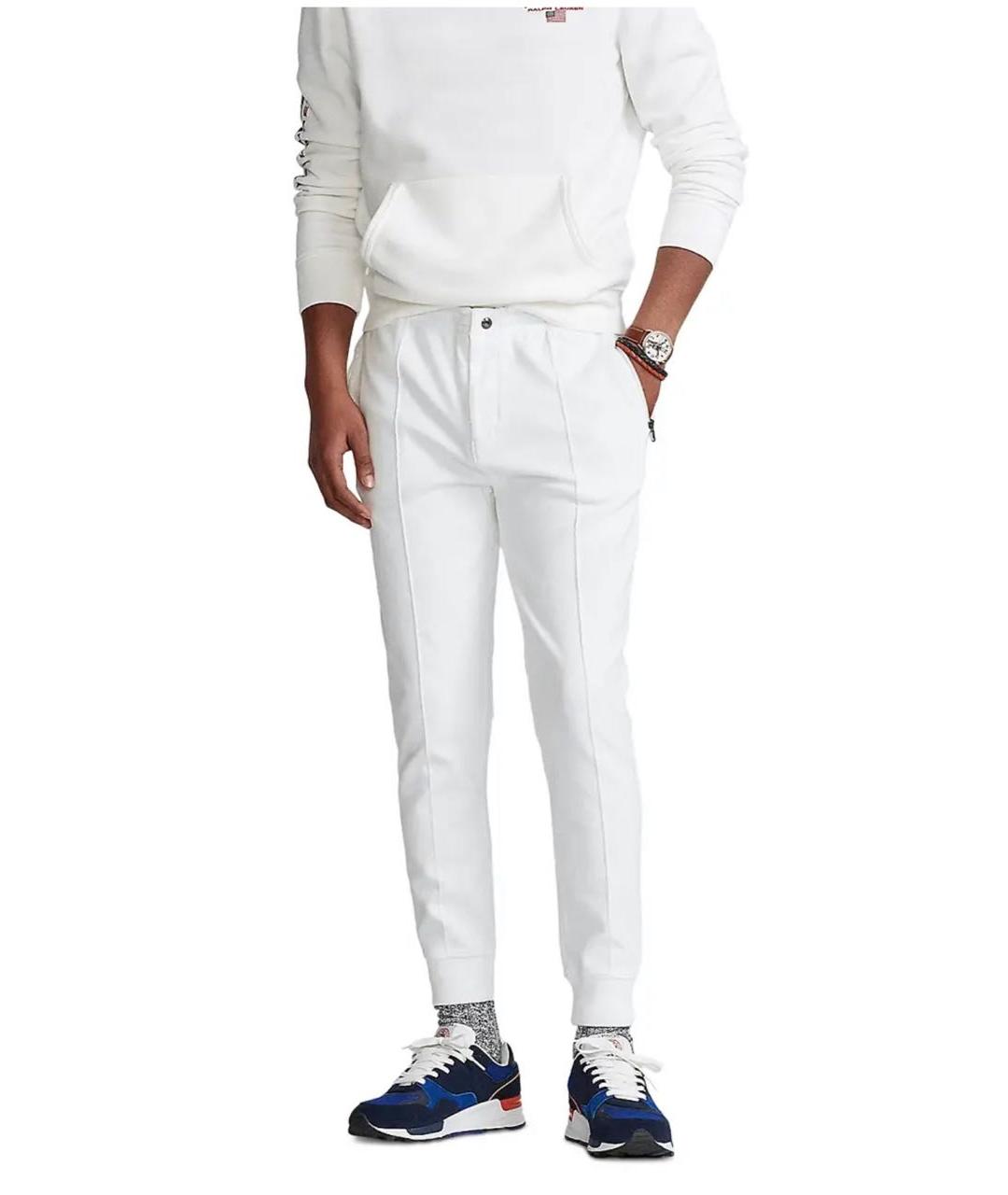 POLO RALPH LAUREN Белый хлопковый спортивный костюм, фото 3