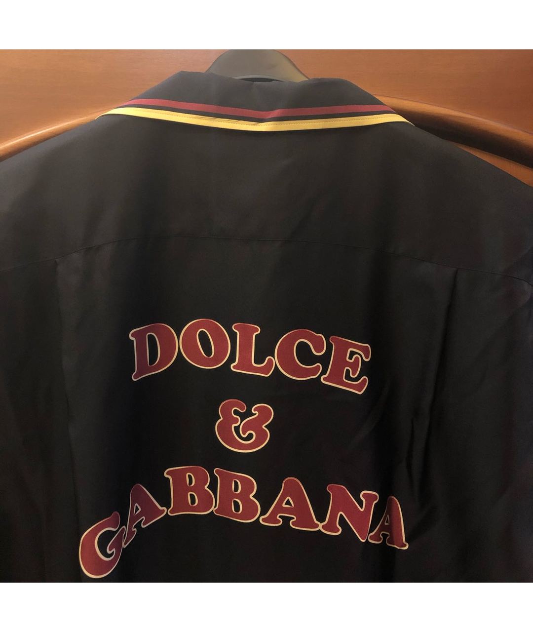DOLCE&GABBANA Черная шелковая кэжуал рубашка, фото 3
