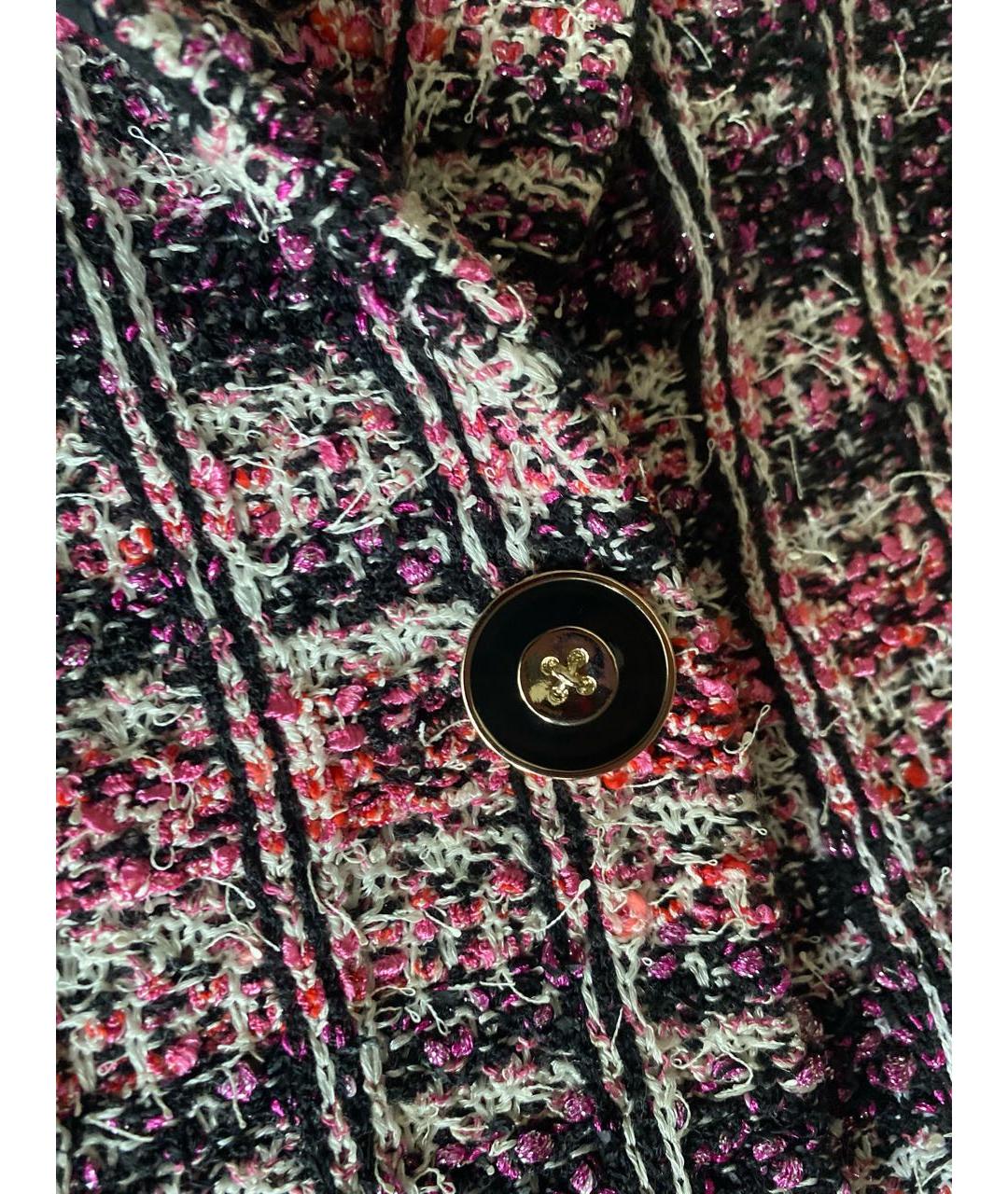 ST. JOHN Розовый полиамидовый жакет/пиджак, фото 7