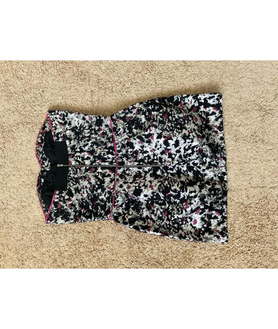 SANDRO Мульти полиэстеровое коктейльное платье, фото 4