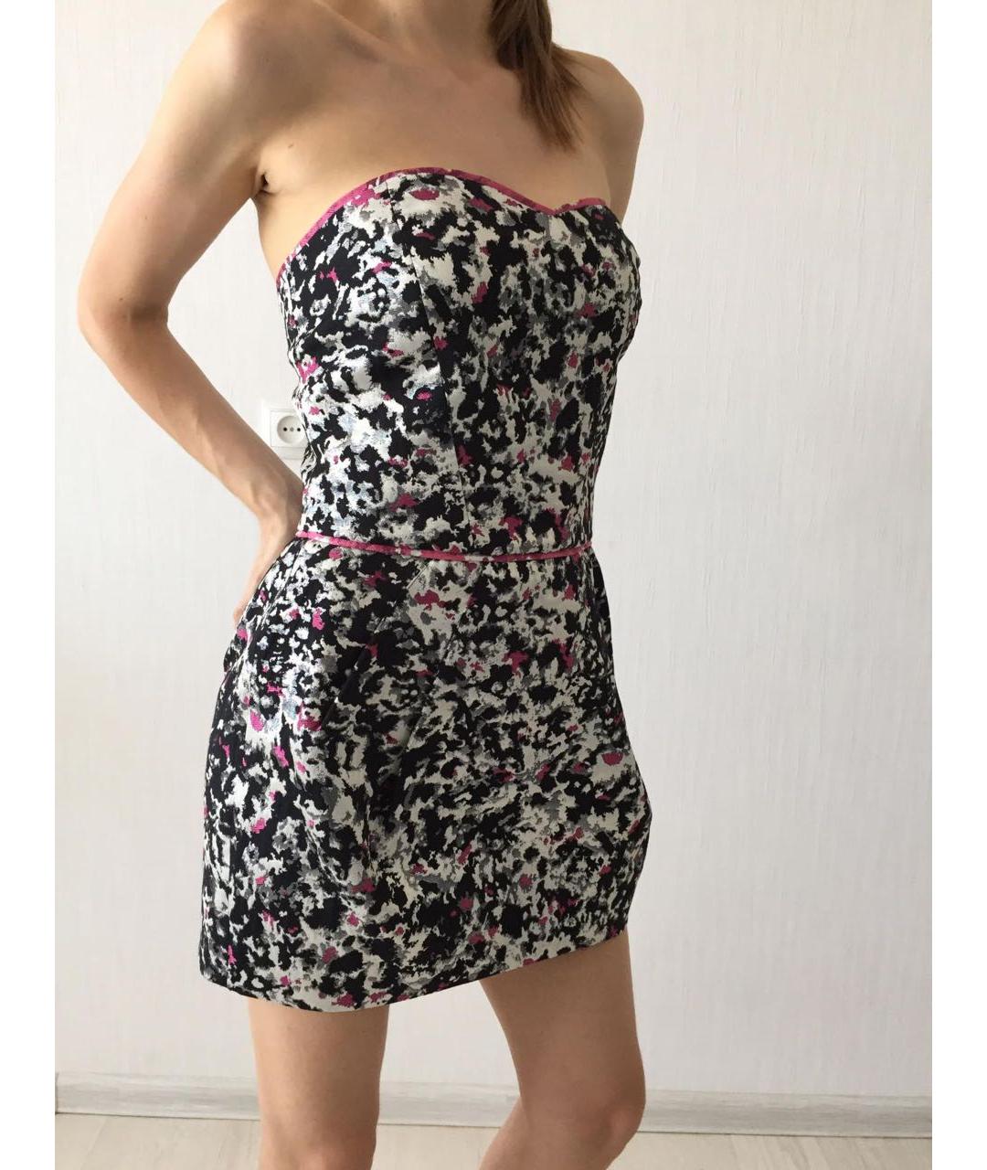 SANDRO Мульти полиэстеровое коктейльное платье, фото 2